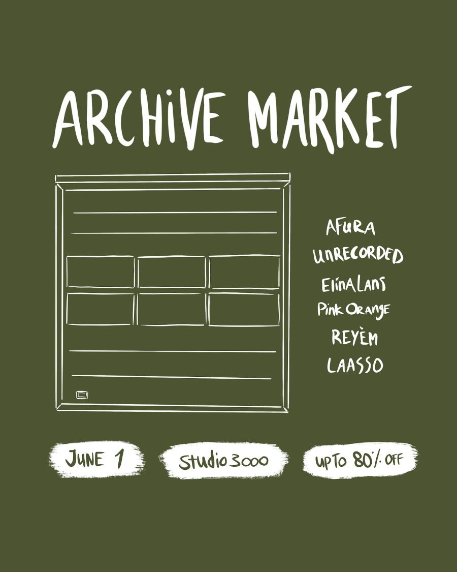 Archive Market on the 1st of June!