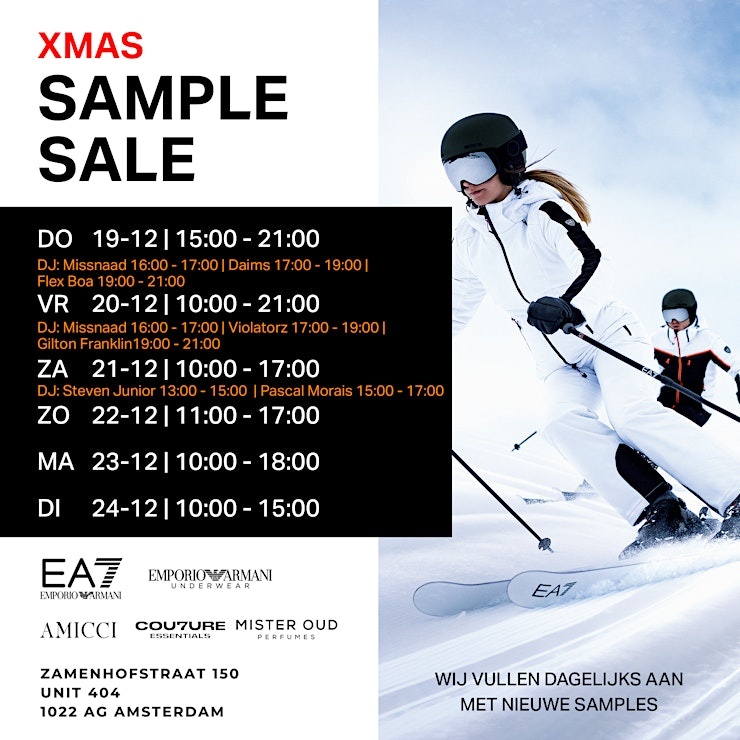 2Ware Agences Xmas sample sale