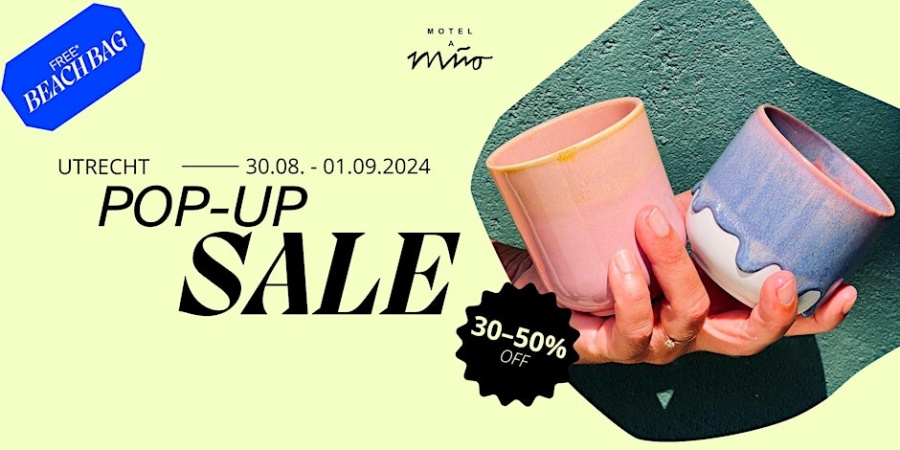 Pop-up sale Motel a Miio Utrecht