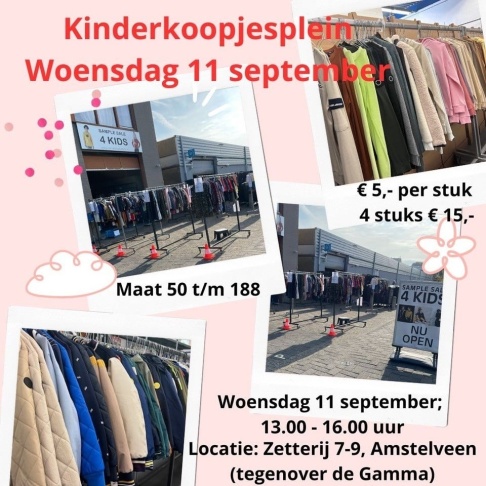 Kids Sale 11 tm 13 september | Amstelveen