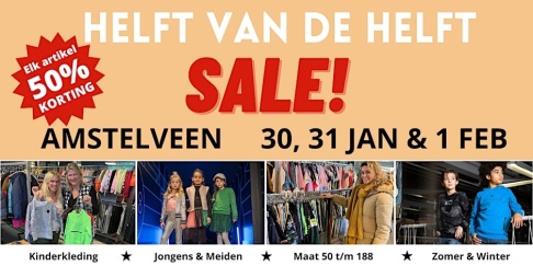 Helft van de helft SALE! 