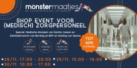 Shop event voor (medisch) zorgpersoneel